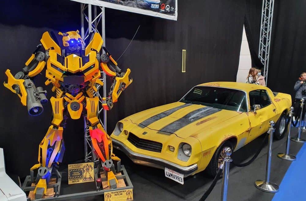 Moviecar huren Nederland Belgie Duitsland - Camaro Bumble Bee uit Transformers