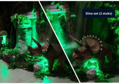 Dino set 2 stuks - Triceratops