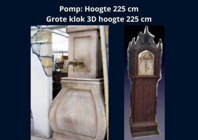 Harry Potter decoratie idee -Een grote waterpomp of een grote drie dimensionale klok